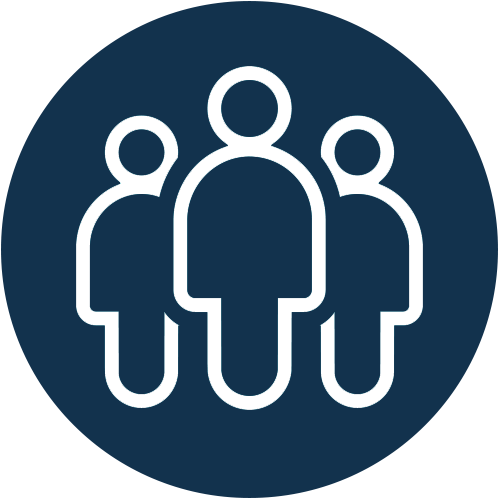 Icon shows people